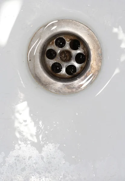 White wet  sink — Stock Photo, Image