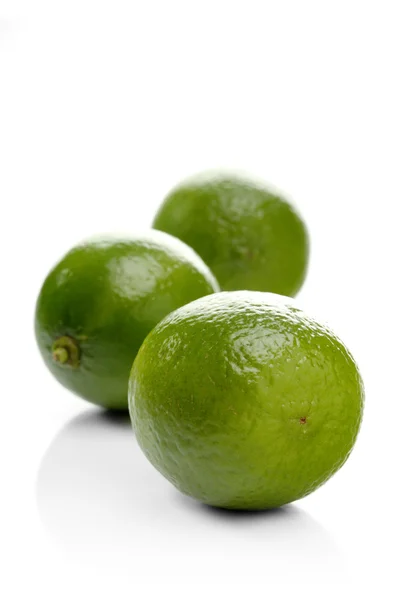 Tres limas verdes — Foto de Stock