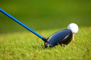 golf sahasında golf club