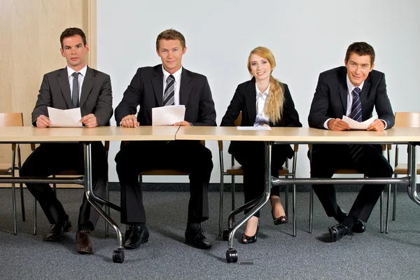 People sitting in office — Stock Photo, Image