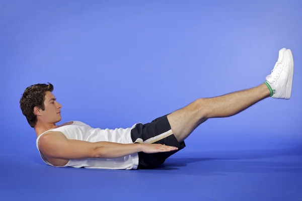 Handsome Man Excercising — Stock Photo, Image