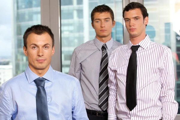 Three businessmen posing — Stock Photo, Image