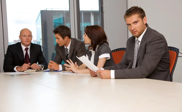 Teamvergadering in office — Stockfoto