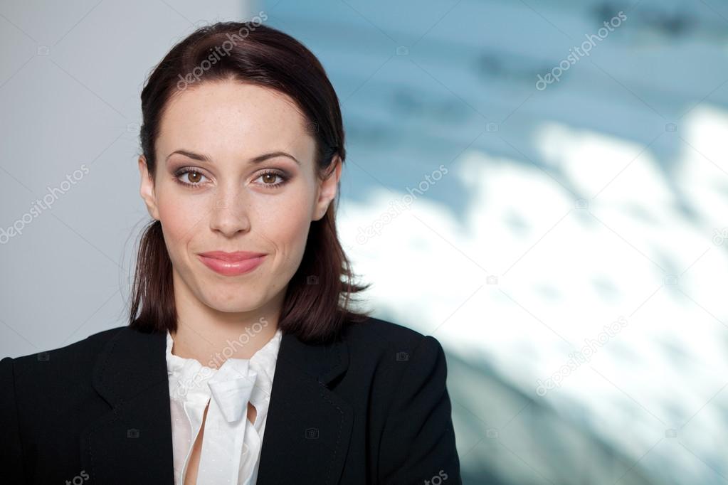 Young Businesswoman smiling