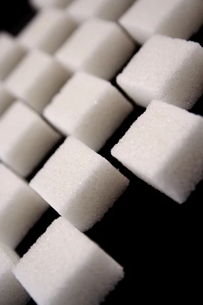 White Lump sugar — Stock Photo, Image