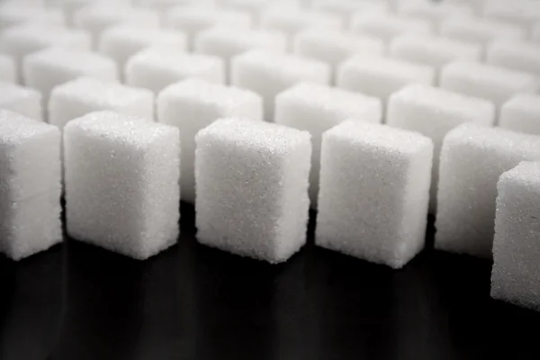 White Lump sugar — Stock Photo, Image