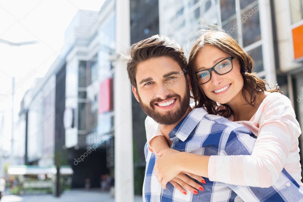 man giving piggyback ride