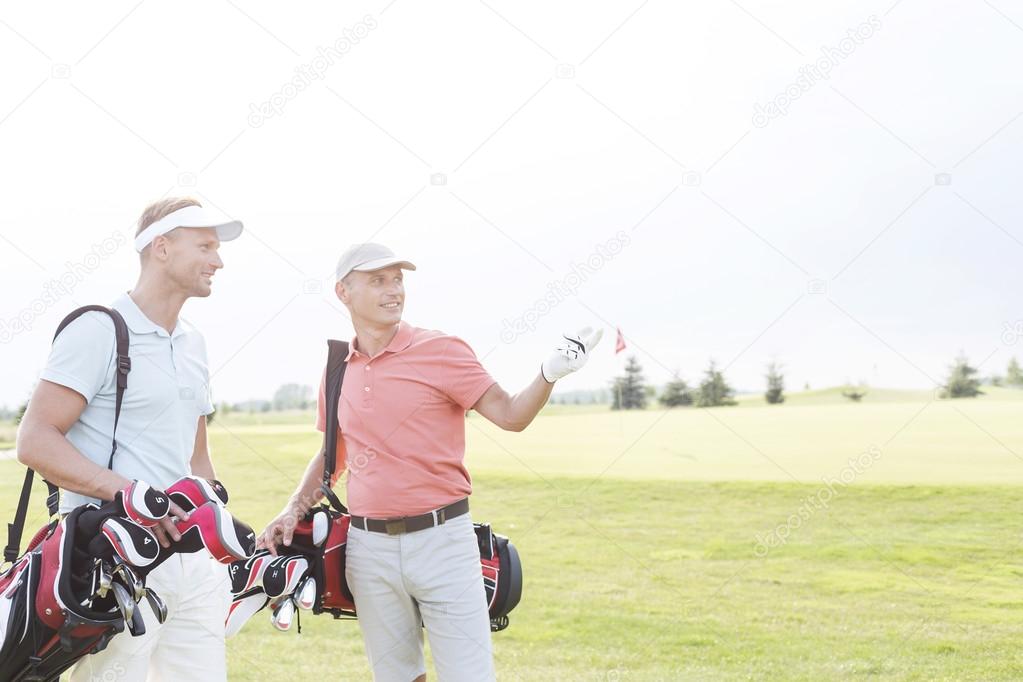 Man showing something to friend