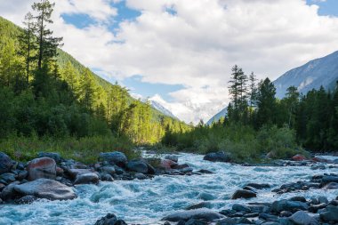 Akkem Nehri ve Belukha Tepesi Vadisi Altay