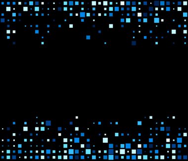 Siyah arka plan kareler