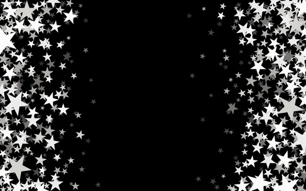 Fondo estrellado negro — Vector de stock