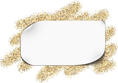 Kum ile beyaz etiket