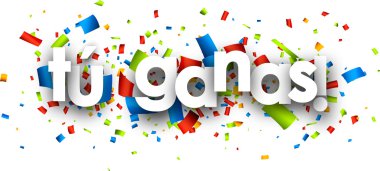 Kağıt afiş kazanmak.