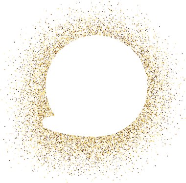 Tırnak ve kum ile beyaz arka plan 