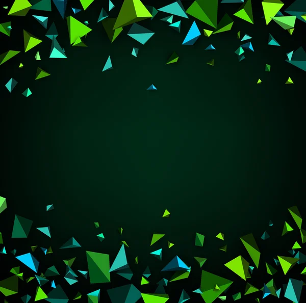 Grön abstrakt bakgrund. — Stock vektor