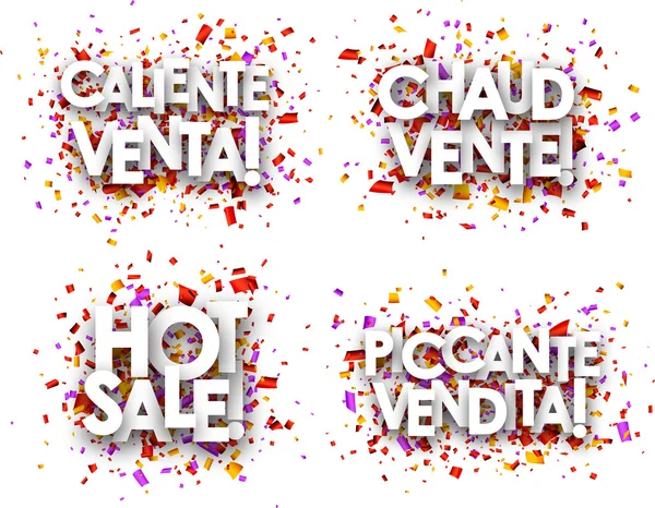 Fondos de papel de venta caliente . — Vector de stock