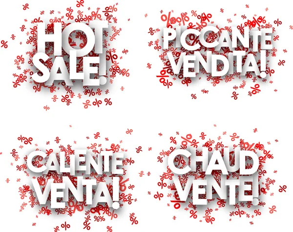 Fondos de papel de venta caliente . — Vector de stock