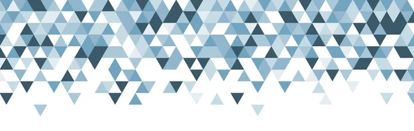 Bannière abstraite bleue et blanche . — Image vectorielle