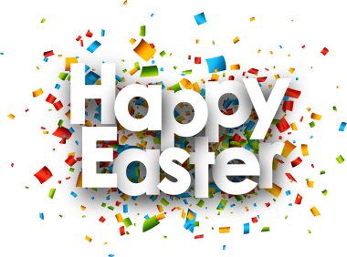 Mutlu Paskalya kağıt arka plan.