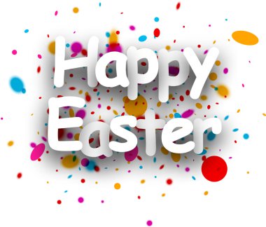 Mutlu Paskalya kağıt arka plan.