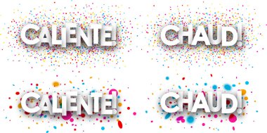 Sıcak kağıt afiş.