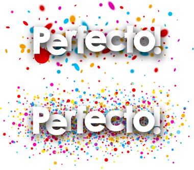 Mükemmel kağıt afiş kümesi.