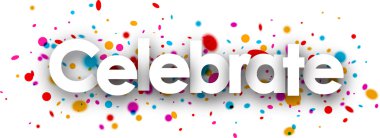 Kutlama kağıt ilanı.