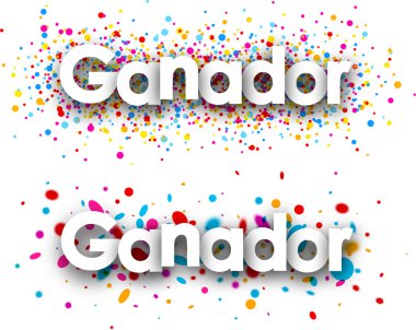 Kazanan kağıt afiş.