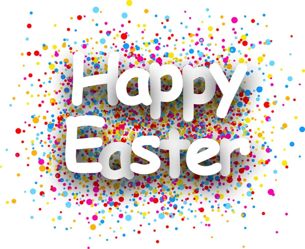 Mutlu Paskalya kağıt kartı.