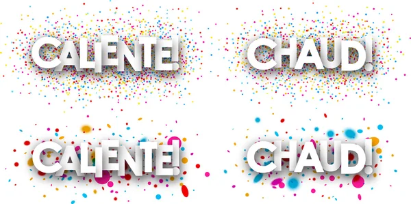 Sıcak kağıt afiş.