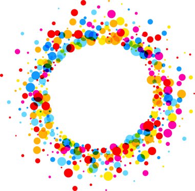 Damla ile yuvarlak arka plan