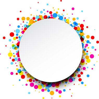 Damla ile yuvarlak kart