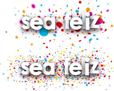 Mutlu kağıt afiş olmak