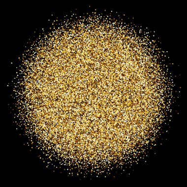 Konfeti ile yuvarlak arka plan