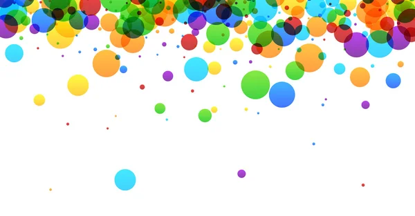 Bakgrund med färg bubblor — Stock vektor