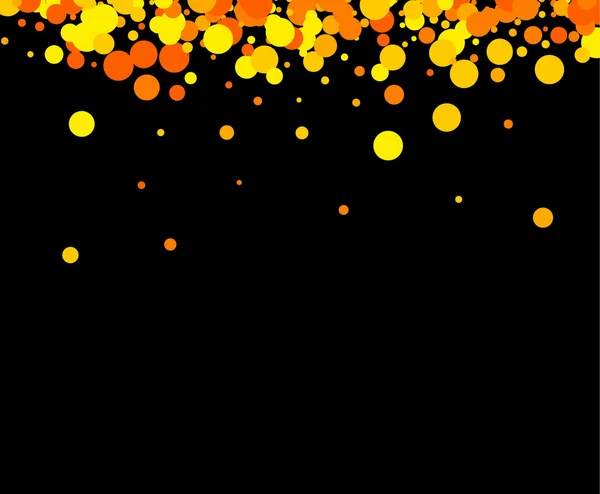 Fondo con gotas de naranja — Vector de stock