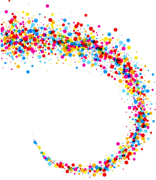 Achtergrond met kleur druppels — Stockvector