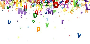 arka plan rengi harflerle