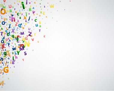 arka plan rengi harflerle