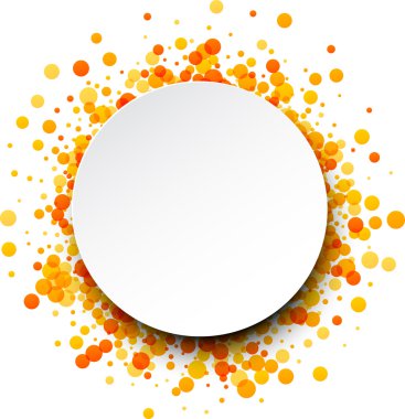 Arka plan ile turuncu damlalar