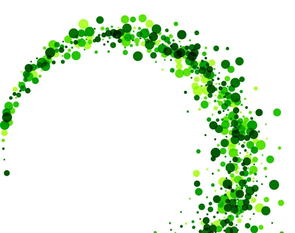 Фон з зеленими краплями — стоковий вектор