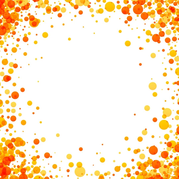 Fond avec des gouttes jaunes — Image vectorielle