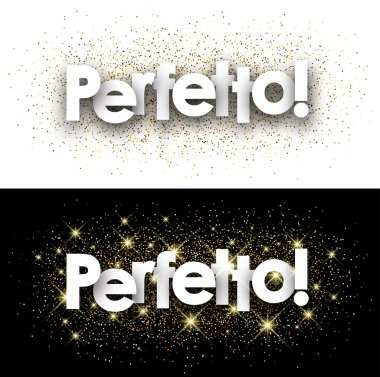 Mükemmel kağıt afiş.