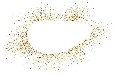 Kum ile oval arka plan.