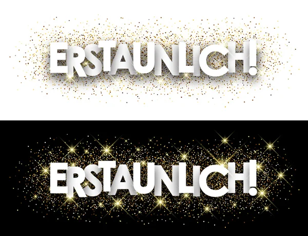 Erstaunliche Papierbanner. — Stockvektor