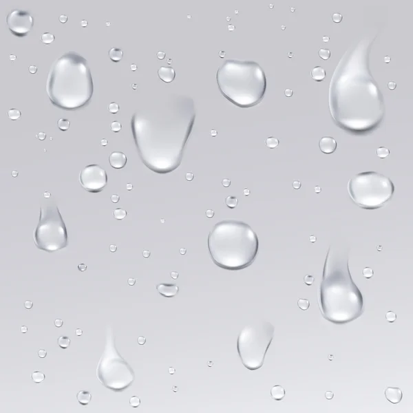 Background with water drops. — Stock Vector