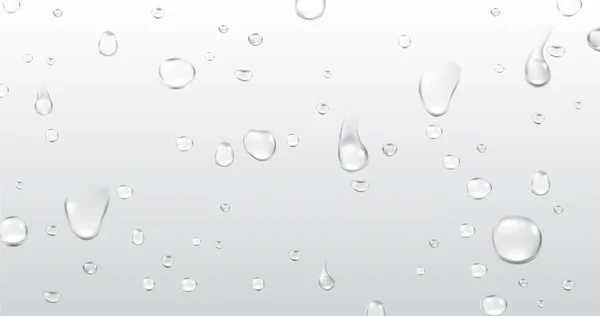 Contexte avec des gouttes d'eau. — Image vectorielle