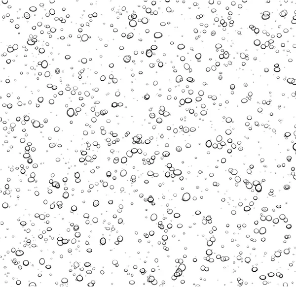 Fond blanc avec bulles bleues . — Image vectorielle