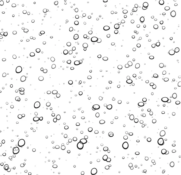 Fond blanc avec bulles bleues . — Image vectorielle