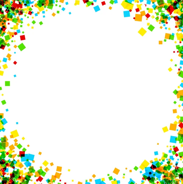 Hintergrund mit farbigen Quadraten. — Stockvektor